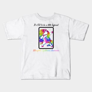 It's OK to be a little different Klinefelter Syndrome Awareness Kids T-Shirt